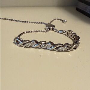 Moissanite Bolo Bracelet